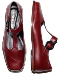 Mafalda - Claire Wine Mary-Jane Flats - Lyst