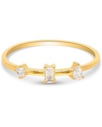 Esterah - Triple Stone Ring - Lyst