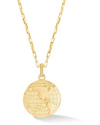 Dower & Hall - One World Talisman Necklace In Vermeil - Lyst