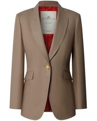 The Extreme Collection - Tailored Hazelnut Linen Blazer - Lyst