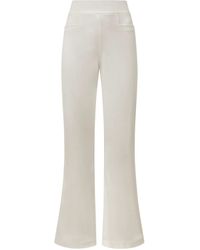 James Lakeland - Cream Bootleg Trousers - Lyst