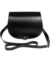 Zatchels - Handmade Leather Small Saddle Bag - Lyst