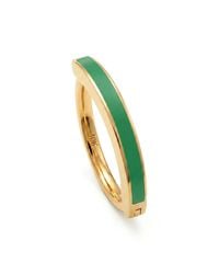 Zahav Jewelry - 10K Solid 14G Huggie Clicker Belly Hoop With Enamel - Lyst