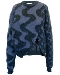 Ccy Currency - Wavey Split Sweater - Lyst