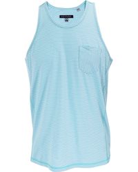 lords of harlech - Tristan Lagoon Stripe Pocket Tank - Lyst