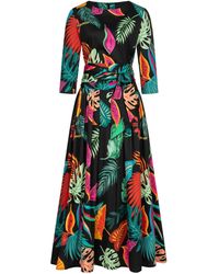 Marianna Déri - Tropic Print Maxi Dress - Lyst