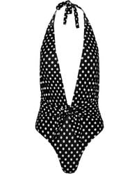 Paola Amador - Mary Polka Dots One Piece Swimsuit - Lyst
