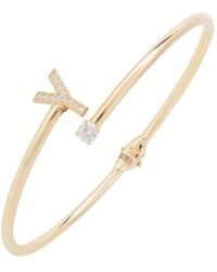 LÁTELITA London - Initial Bangle Y - Lyst