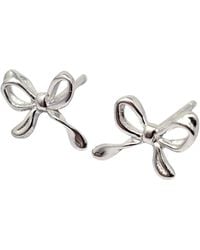 Harfi - Cute Bow Tie Bowknot Everyday Stud Earrings - Lyst