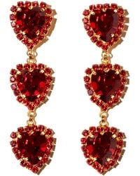 Achala Handcrafted - Via Dell Amore Heart Earrings - Lyst