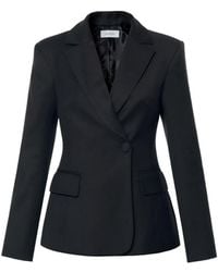 AGGI by HALEWSKI - Irene Tailored Single-Breasted Blazer - Lyst