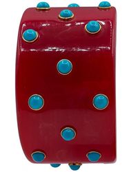 Michael Nash Jewelry - Bella Carnelian Bangle With Resin Stones - Lyst