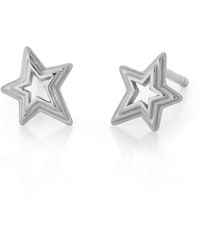 Nellou Jewellery - Stellar Starburst Stud Earrings Sterling - Lyst