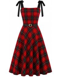 Richa Sharma - Tartan Tunic Dress - Lyst