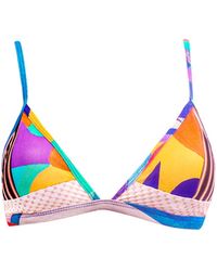 Aulala Paris - Aulala X Risbo Artistic Triangle Bikini Top Utopia - Lyst