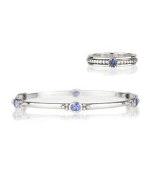 Charlotte's Web Jewellery - Lalita Silver Spinning Ring & Holi Jewel Silver Bangle Gift Set - Lyst