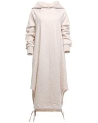 Clothes by Locker Room - Oversize Cream Hoodie Dress - Lyst