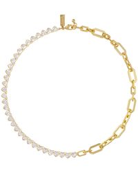 Talis Chains - Miami Hearts Tennis Necklace - Lyst