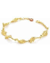 Unaloe - Enea Leaves Bracelet - Lyst
