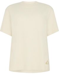 Hay Life - Neutrals Waffle Boxy Tee Off - Lyst