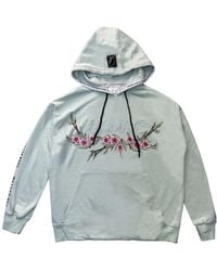 Quillattire - Mint Mount Fuji Floral Hoodie - Lyst