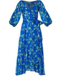 SACHA DRAKE - Water Lily Wrap Dress - Lyst