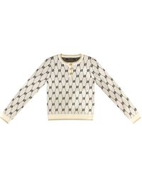 Roch Perel - Monogrammed Edged Sweater - Lyst