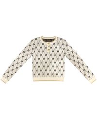 Roch Perel - Monogrammed Edged Sweater - Lyst