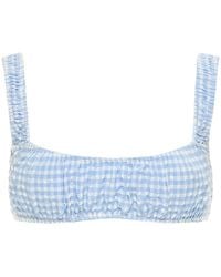 Montce - Peri Micro Gingham Zoe Sport Top - Lyst