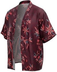 ORIGIN OF HEARTS - Mariko Resort Satin Kimono Shirt - Lyst