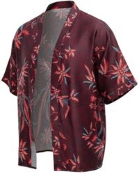 ORIGIN OF HEARTS - Mariko Resort Satin Kimono Shirt - Lyst