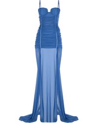 Khéla the Label - Rolling In Love Gown In Indigo - Lyst