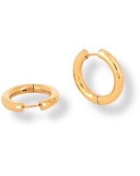 Divine Aria - Bryn Classic Lightweight Large Hoops, Tarnish Free - Lyst