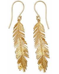 Mother Nature Jewelry - Acacia Leaf Earrings, Handmade Dangles - Lyst