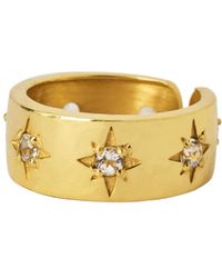 YAA YAA LONDON - Neutrals Love You Forever Gemstone Vermeil Ring - Lyst
