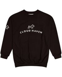 Cloud Haven - Neutrals Boyfriend Logo Sweatshirt Espresso - Lyst