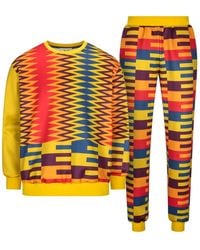 Ohema Ohene - Kente Print Tracksuit Co-Ord Set – Heritage Kente Print - Lyst