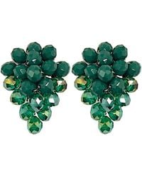 Fairchild Baldwin - Pear Earrings Emerald - Lyst