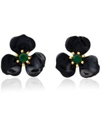 Milou Jewelry - Petal Flower Earrings - Lyst