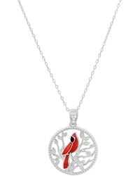 Kylie Harper - Sterling Cardinal Tree Of Life Pendant Necklace - Lyst