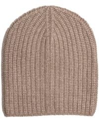Bel Cashmere - Plain Knitted Cashmere Hat - Lyst
