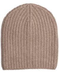 Bel Cashmere - Plain Knitted Cashmere Hat - Lyst