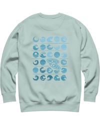 Anchor and Crew - Ice Surf N Waves Passenger Organic Cotton Sweatshirt - Lyst