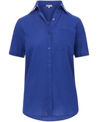 Change of Scenery - Michelle Button Down Top Iris - Lyst
