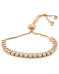 Ebru Jewelry - Sparkly Diamond Adjustable Fashion Bracelet - Lyst