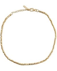 Argento Vivo - The Cecilia Nugget Anklet - Lyst