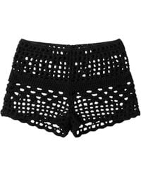 Gunes Swim - Miniq Crochet Shorts - Lyst