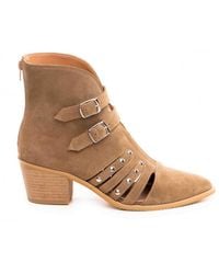 The 5Th Element - Neutrals Nova Western Ankle Boots - Lyst