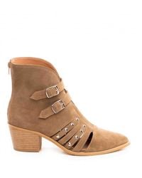 The 5Th Element - Neutrals Nova Western Ankle Boots - Lyst