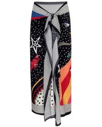 LOVEIST STORE - Stella Graphic Print Sarong Pareo - Lyst